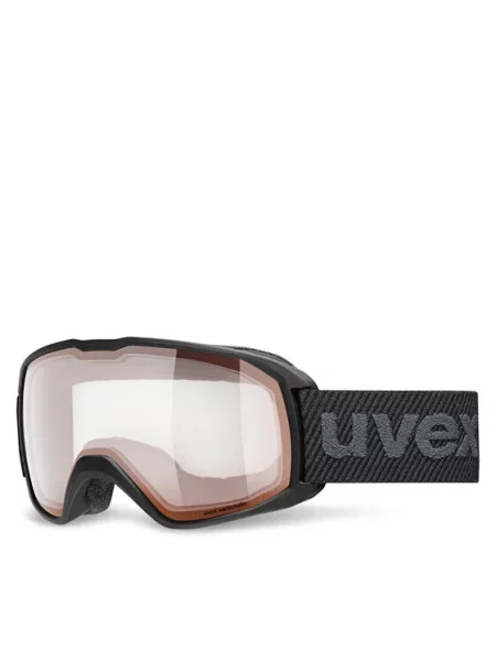 Lyžařské brýle UVEX Xcitd V black matt/mirror red clear černé