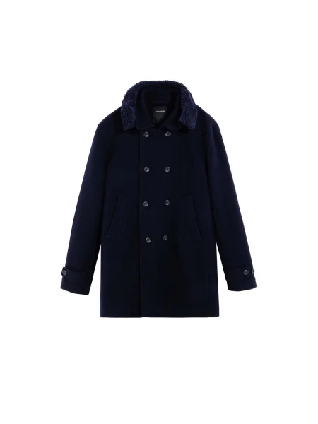 Scalpers Palton de primăvară-toamnă Dean bleumarin