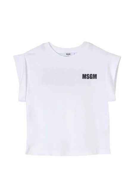 Koszulka dziecięca Msgm biała