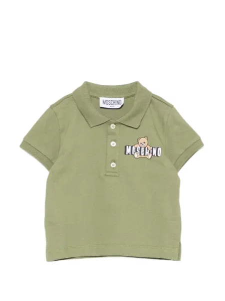 Koszulka polo dziecięca Moschino zielona