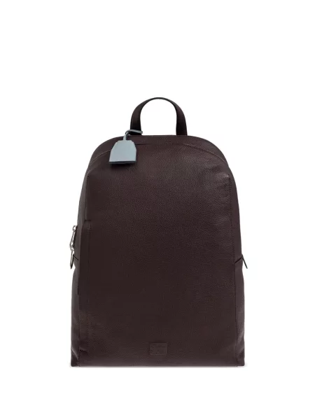 Rucsac Paul Smith din piele roșu