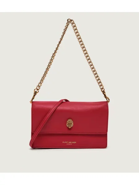 Kurt Geiger De piele geantă pe umăr Sloane Soft roșu