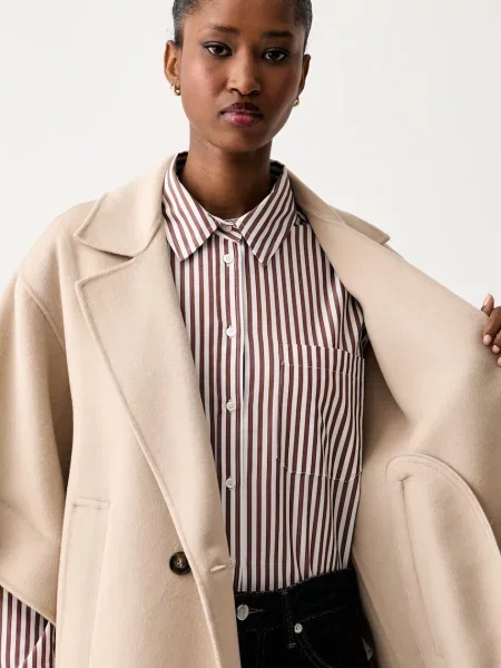 Шерстяной короткий тренч Weekend Max Mara