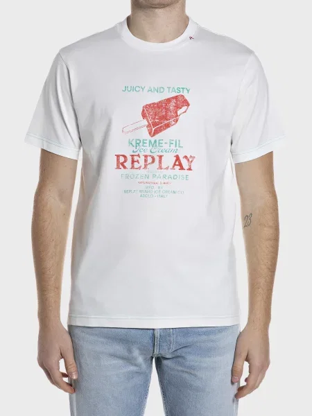 Футболка Replay біла