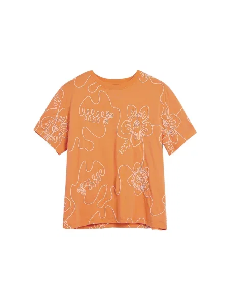 Desigual Tricou portocaliu alb