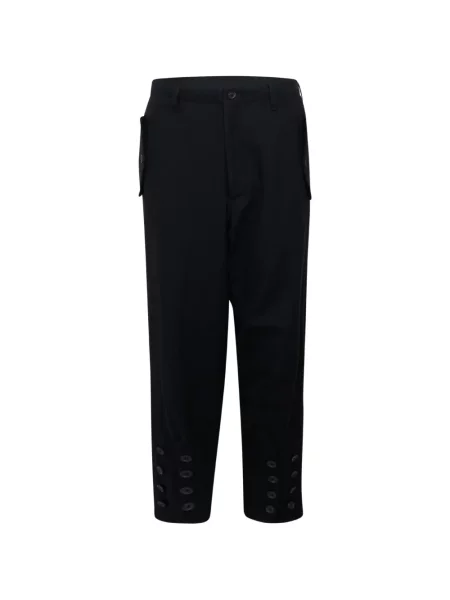 Decupat pantaloni Yohji Yamamoto negru
