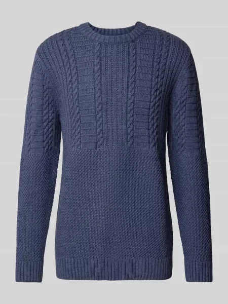 Sweter z dzianiny o kroju regular fit z dodatkiem wełny Model Jacob' Superdry czarny
