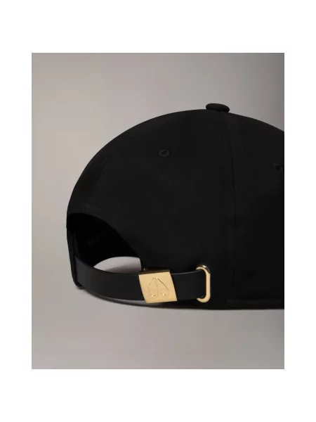 Czapka z daszkiem Moose Knuckles z logo czarna