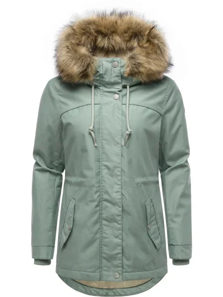 Geacă parka Ragwear verde