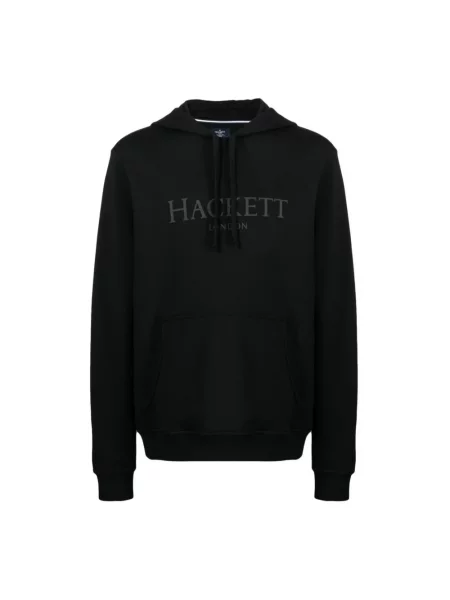 Bluza z kapturem Hackett z kapturem czarna