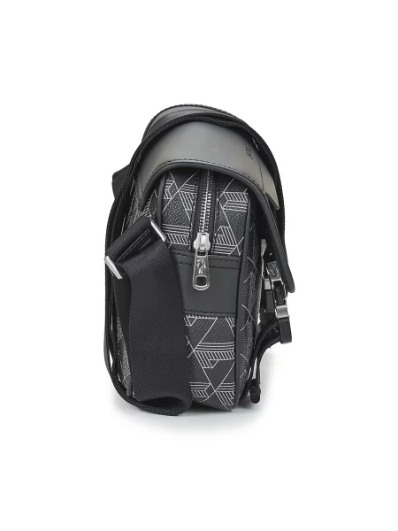 Geantă crossbody Lacoste negru