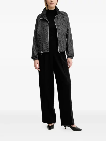 Portofel Michael Michael Kors cu broderie plisat negru