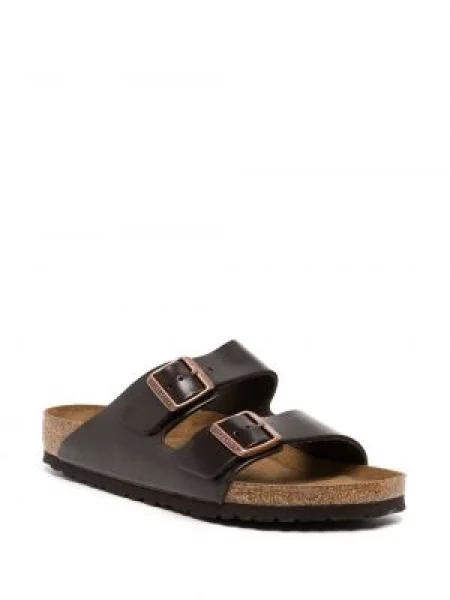 Σανδάλια Birkenstock σουέντ slip-on καφέ