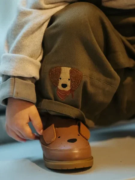 Donsje Дитячі шкіряні зимові черевики Wadudu Classic Boots Dog