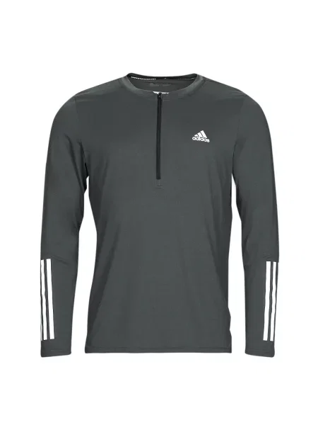 Majica z dolgimi rokavi Adidas z dolgimi rokavi siva