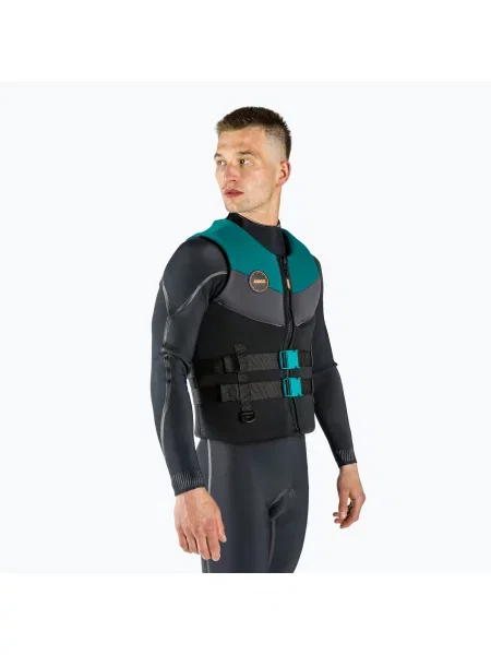 Neoprenová bezpečnostní vesta JOBE černá/modrá černá