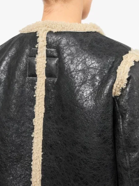 Geanta de piele Mm6 Maison Margiela negru