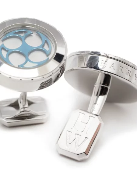 Rankogalių sagės Harry Winston sidabrinė