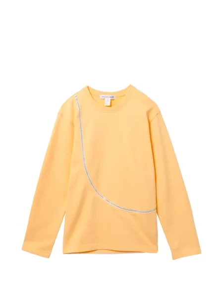 Hanorac cu fermoar Comme Des Garçons Shirt galben