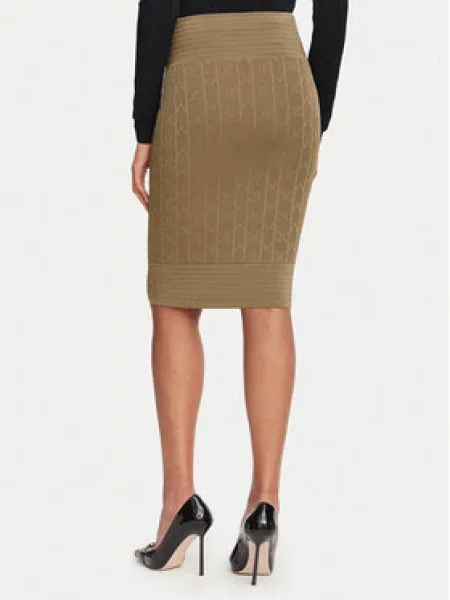 Marciano by Guess pencil suknja s viskozom YAMNA smeđa
