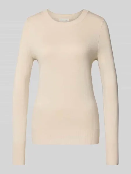 Sweter z dzianiny z prążkowanymi wykończeniami Christian Berg Woman