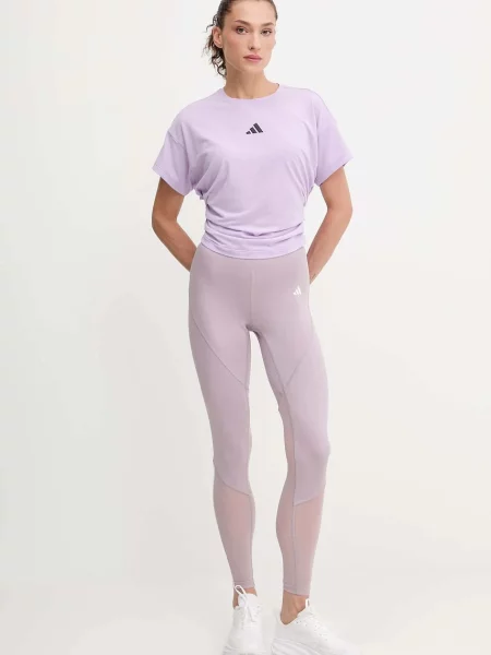 Легінси для тренувань adidas Performance HYGLM візерунок рожевий