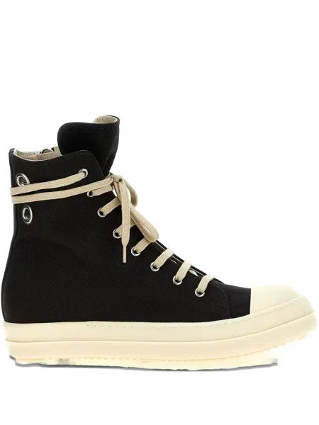 Sneakerși Rick Owens Drkshdw cu șireturi din dantelă negru