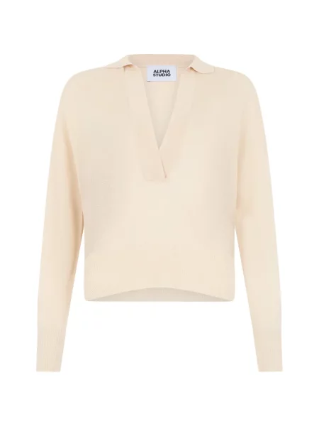 Kołnierzykowy sweter Alpha Studio