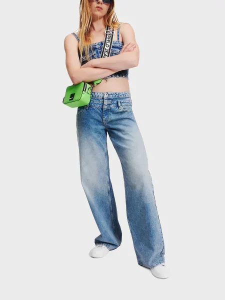 Прямі джинси Karl Lagerfeld Jeans синій