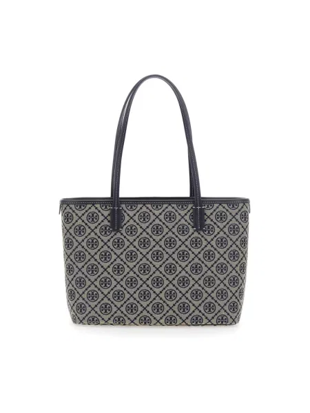 Shopperka Tory Burch niebieska