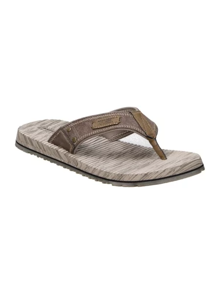 Šľapky Skechers hnedá