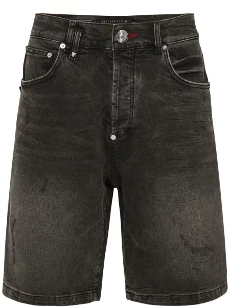 Džínové šortky Philipp Plein šedé