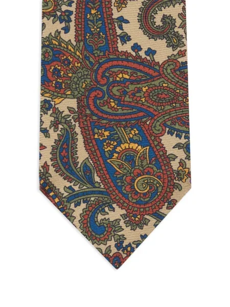 Cravată Etro de mătase cu model floral