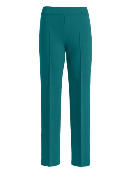 Pantaloni High Sport din lână merinos verde