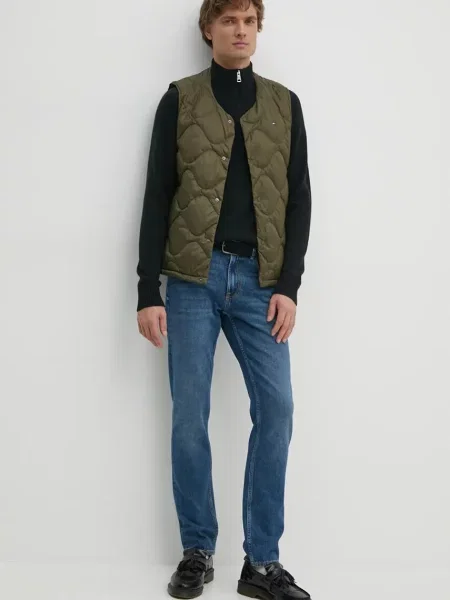 Tommy Hilfiger Volnen pulover črna