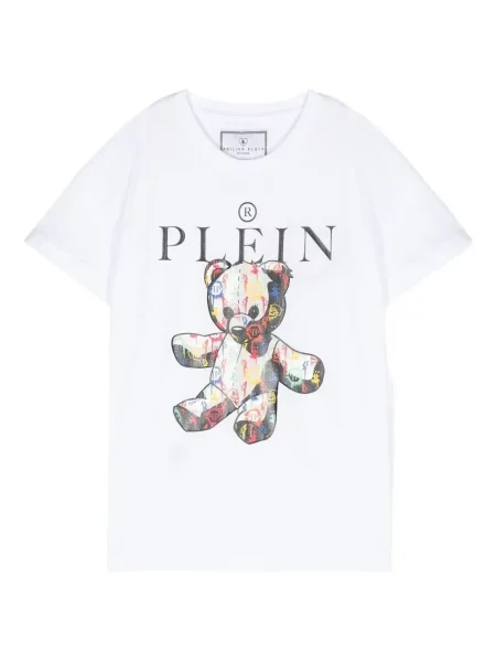 Koszulka dziecięca Philipp Plein biała