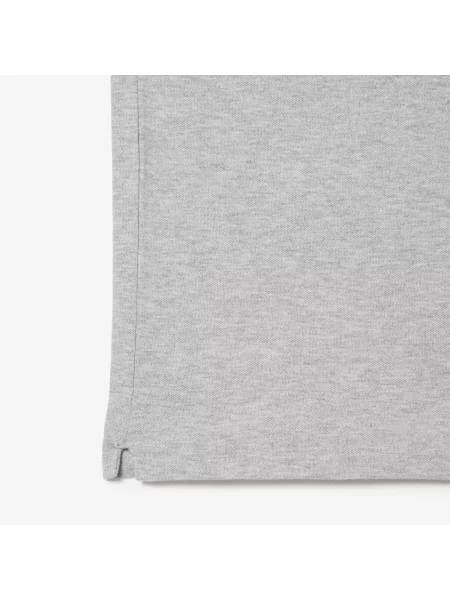Lacoste Koszulka Polo Z Długim Rękawem Smart Paris Z Elastycznej Bawełny szara
