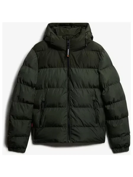 Kurtka Superdry Colourblock Puffer S zielona