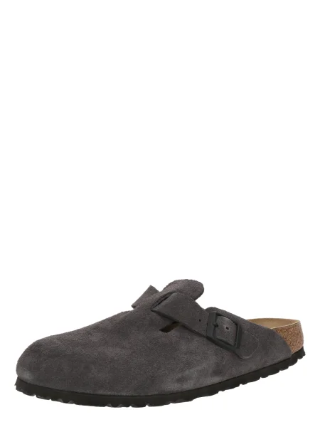 Zamatové tenisky Birkenstock sivá