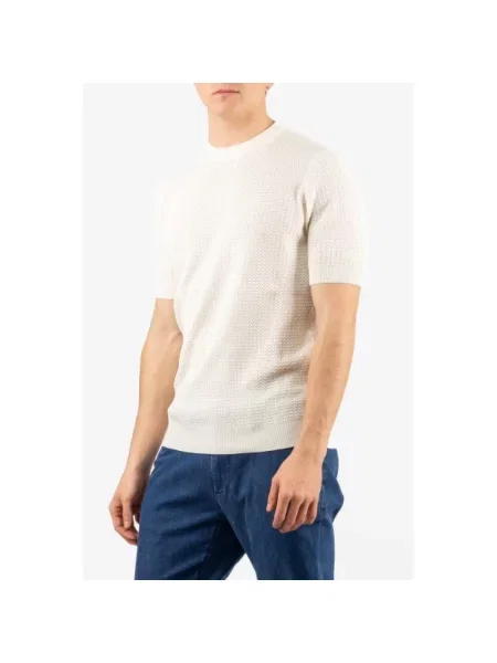 Długi sweter Filippo De Laurentiis z długim rękawem biały