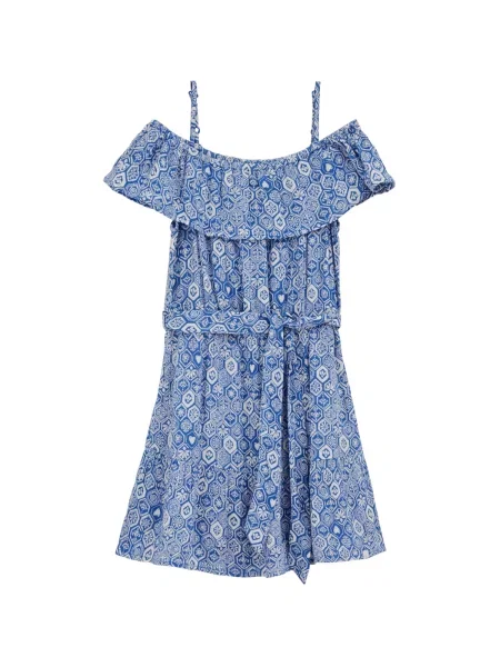 WE Fashion Rochie albastru alb