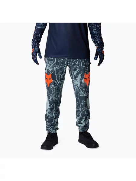 Cyklistické kalhoty Fox Racing Ranger Image Print arctic blue modré
