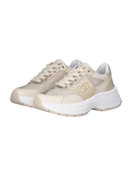 Sneakersy Liu Jo skórzane żółte