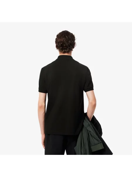 Классическое поло Lacoste черное