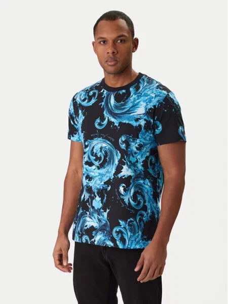 Versace Jeans Couture T-Shirt niebieski