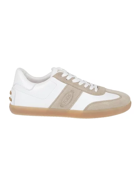 Sneakersy Tod's skórzane białe