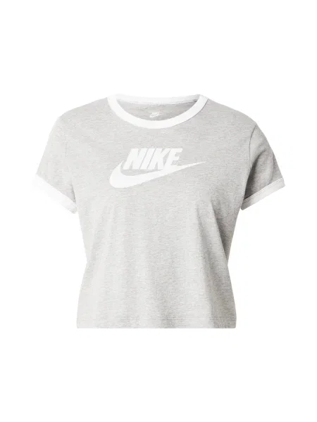 Nike Sportswear Tricou gri alb