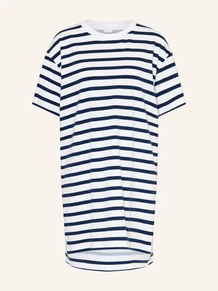 Mey Noční Košile Série Breezy Stripes / tmavě modrá bílá