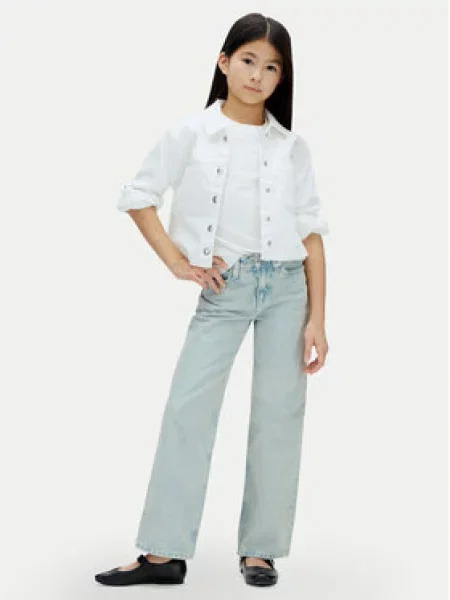 Dětské tričko Calvin Klein Jeans bílé