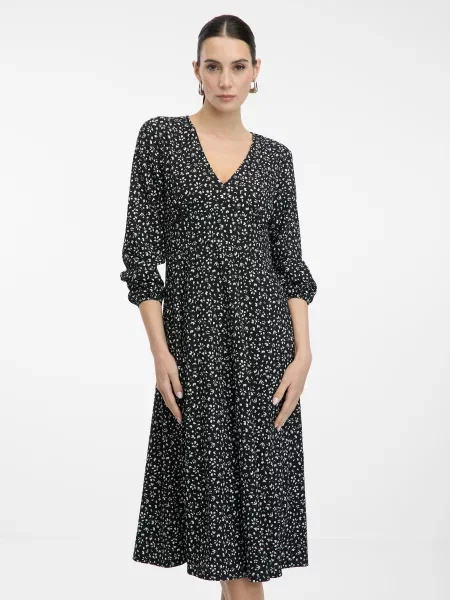 Rochie midi Orsay până la genunchi negru